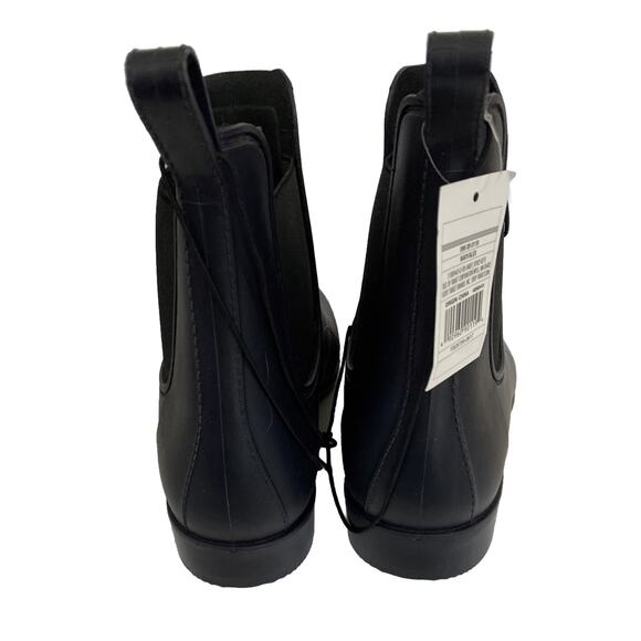 A New Day Navy blue chelsea rain boots size 11, “ Alex” Style NWT - Picture 4 of 6